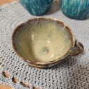Ręcznie robiony kubek ceramiczny dla niej - szkliwiony i dwukrotnie wypalany (ok. 150 ml)