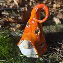Mikołaj ceramiczny lampion na choinkę - prezent świąteczny