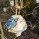 Ręcznie malowany dzwonek ceramiczny - Wolna Chwila