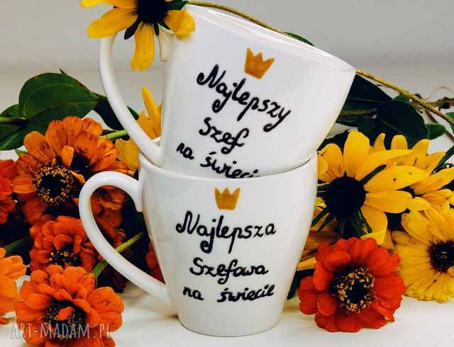 Ręcznie malowana spersonalizowana filiżanka z twoim napisem, porcelana