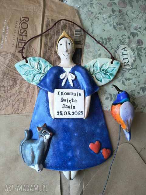 Aniołek dla chłopca koliber na piku