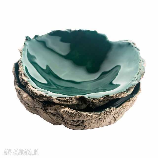 Dwa talerzyki ceramiczne