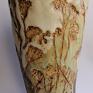 Eva Art ceramika rękodzieło "jak bukiet kwiatów" wazon ręcznie zrobiony dekoracja wnętrza