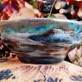 kolorowe naczynia ceramika ceramiczna wariacja kamionkowa miska na orzeszki użyteczny prezent kobiety