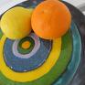 Ceramika Ana talerz artystyczna patera ceramiczny dekoracyjny