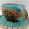Eva Art ceramika: Komplet "Mandala w turkusie" 3 pomysł na prezent