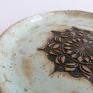 Komplet "Mandala w mięcie" 1 - ceramika użytkowa z filiżanka z gliny