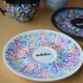 Filiżanki dla Pary Multikolor Ślub Rocznica Podziękowanie ceramika ceramiczne