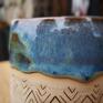 Etno kubek ręcznie robiony | toczone na kole - ceramika