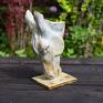 Azul Horse Rzeźba - wazon - biały koń - rustic - home decor - Ręczne głowa konia ceramika na prezent
