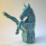 figurka koń aleksander - rzeźba ceramiczna ceramika
