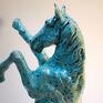 Koń Aleksander - rzeźba ceramiczna - handmade hippika ceramika