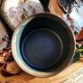 kamionkowe naczynia miska polskie rękodzieło ceramiczna na przekąski pojemnik dekoracyjny