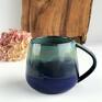 Ręcznie robiony kubek ceramiczny - Idealny do ulubionej kawy lub herbaty o pojemności około 320 ml. Prezent
