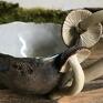 ceramika: Kubek ceramiczny - dwa grzyby - grzyb prezent dla grzybiarza