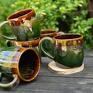 zielone ceramika na prezent handmade kubek ceramiczny | natura | ok 300 ml |