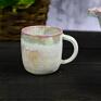 Średni kubek ceramiczny | nowoczesna klasyka / malinowy krem/ 280 ml do kawy