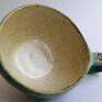 ręcznie robione ceramika użytkowa komplet "mandala w turkusie" 1 filiżanka do kawy