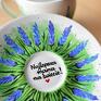 ceramika: Lawenda Ręcznie Malowana Ceramiczna - lawendowa filiżanka dla mamy