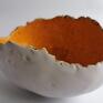 świąteczny prezent ceramika użytkowa jajeczna 7 miseczka jak skorupka