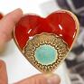 Ceramiczne miseczki serca do przechowywania twoich małych skarbów - prezent podstawka na tealighty