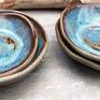 ceramika: Komplet ceramicznych miseczek (c360) wazki