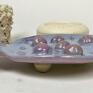 Ceramystiq studio efektowne ceramika akcesoria łazienkowe robiona "ryba ceramiczna mydelniczka ręcznie robio