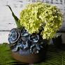 ceramika: Ekskluzywny na kwiaty - wazon oryginalna dekoracja