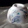 Korona deszczu - Czarka porcelanowa do herbaty - na stół ceramika