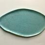 Komplet talerzy robionych - patera ceramiczna talerz ręcznie robiony naczynia kuchenne