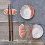 monifaktura różowe ceramika nigiri podstawka na pałeczki
