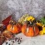 ozdoba jesienna dynia ceramiczna dary jesieni