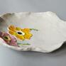 Santin ceramika: Patera „ Letnie kwiaty” - dekoracja