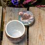 kolorowe ceramika na urokliwy pojemnik/cukiernica z kotem - opal na pojemnik ceramiczny prezent dla kociary