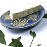 Ceramiczna mydelniczka "Lilas" - polska ceramika recznie robiony prezent polskie rzemiosło