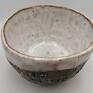 handmade ceramika użytkowa cukiernica "chabrowe pole" rękodzieło pojemnik ręcznie zrobiony