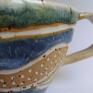 ceramika użytkowa duży kubek "pastelowe love" 4 z gliny