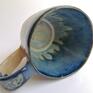 ceramika: Komplet "błękitno - granatowo" - ręcznie wykonane pomysł na prezent