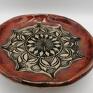 ceramika: talerzyk ręcznie zrobiony