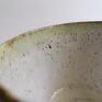ceramika użytkowa komplet filiżanka i talerzyk wykonany ręcznie z gliny szamotowej pomysł na prezent dekoracja wnętrza