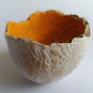 filiżanka z gliny "jajeczna miseczka" new 5 ceramika użytkowa jak skorupka