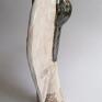 perłowy 2 - ręcznie wykonane ceramika artystyczna anioł z gliny