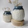 ceramika: Zestaw z dwóch wazonów ceramicznych 3 - wazon