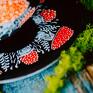 miłosnik roslin miseczka ręcznie malowana - muchomory fajny prezent