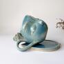 Sztuka Dzielna kubek ceramika ceramiczna z twarzą 200ml prezent dla niej morska filiżanka
