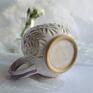 Kate Maciukajc kubek ceramiczny ceramika fioletowy/2 prezent filiżanka do herbaty