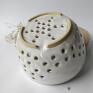 Kate Maciukajc durszlak ceramika ceramiczny /3 użytkowa prezent na urodziny