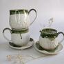 Kate Maciukajc pomysł na prezent do zestaw składający się z dwóch filiżanek i dzbanuszka ceramika filiżanka do herbaty