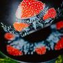 miłosnik roslin ceramika miseczka ręcznie malowana - muchomory prezent dla niego