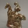 Bajkowa pracownia rzeźba pełna anioł koń